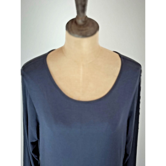 COMFY USA Gray Modal Heathered Dress BEAUTIFUL ON!!! XL Balloon #0095 - Picture 6 of 7